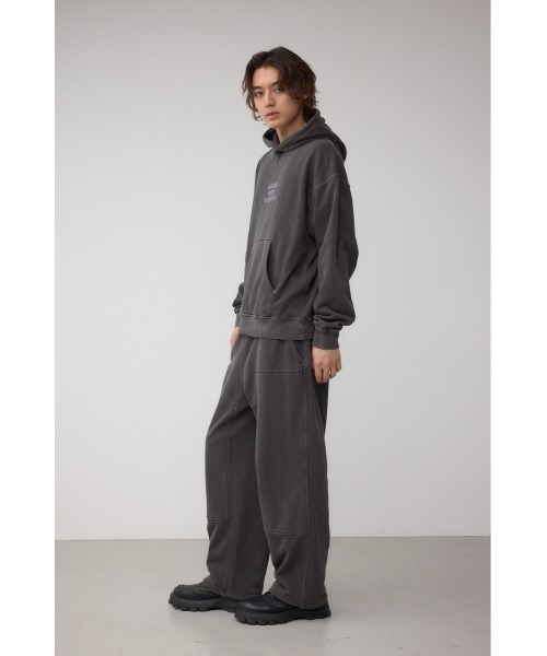 AZUL by moussy(アズールバイマウジー)の「スウェットプルオーバーパーカー(パーカー・メンズ・グリーン系その他2/ライトブラック/ブラック・MEDIUM/LARGE)」の18枚目の写真