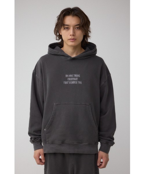 AZUL by moussy(アズールバイマウジー)の「スウェットプルオーバーパーカー(パーカー・メンズ・グリーン系その他2/ライトブラック/ブラック・MEDIUM/LARGE)」の19枚目の写真