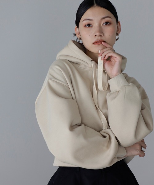 embroidery hoodie / e刺繍裏毛フーディー