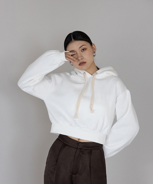 embroidery hoodie / e刺繍裏毛フーディー