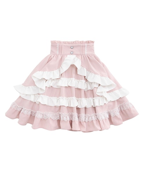 セール】フリルたっぷりリボンスカート（スカート）｜DearMyLove