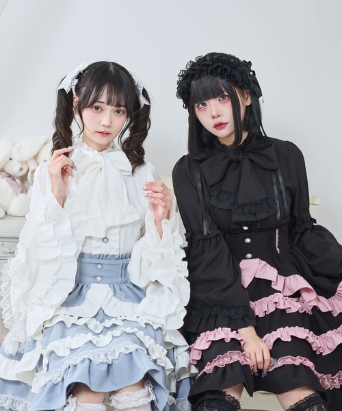 DearMyLoveEmilyディアマイラブ　スカート セール】フリルたっぷりリボンスカート（スカート）｜DearMyLove