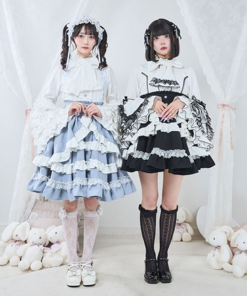 セール】フリルたっぷりリボンスカート（スカート）｜DearMyLove