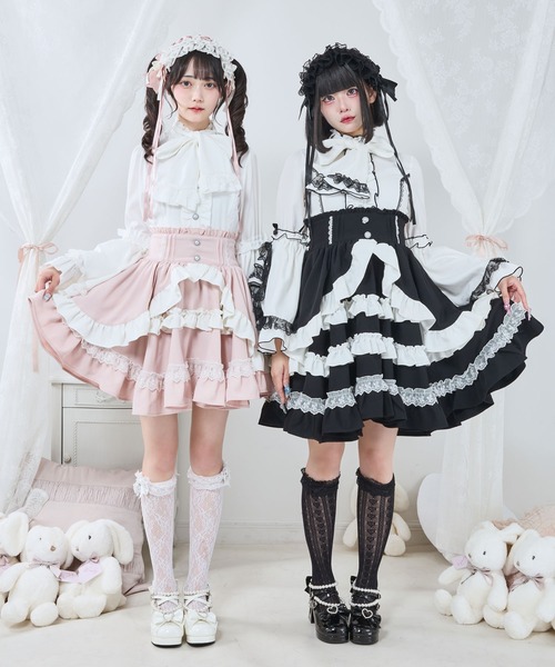 セール】フリルたっぷりリボンスカート（スカート）｜DearMyLove