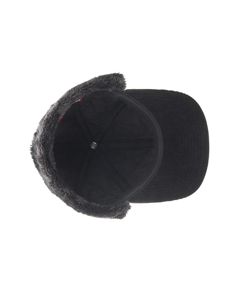 DC（ディーシー）の「DC/ディーシー 25 KD WR CORDUROY FLIGHT キッズ キャップ フライトキャップ YCP254621（キャップ・キッズ・ブラック・FREE）」の5枚目の写真