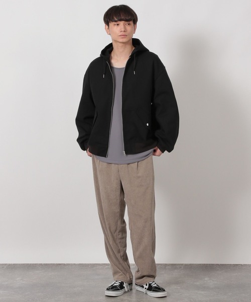 LAKOLE（ラコレ）の「ダンボールUネック長袖T / 589555（Tシャツ/カットソー・メンズ・パープル/ホワイト/ライトグレー/ブラック・MEDIUM/LARGE）」の8枚目の写真