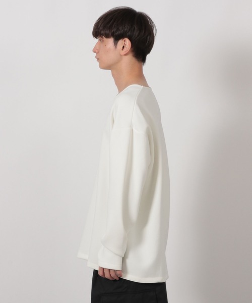 LAKOLE（ラコレ）の「ダンボールUネック長袖T / 589555（Tシャツ/カットソー・メンズ・パープル/ホワイト/ライトグレー/ブラック・MEDIUM/LARGE）」の11枚目の写真