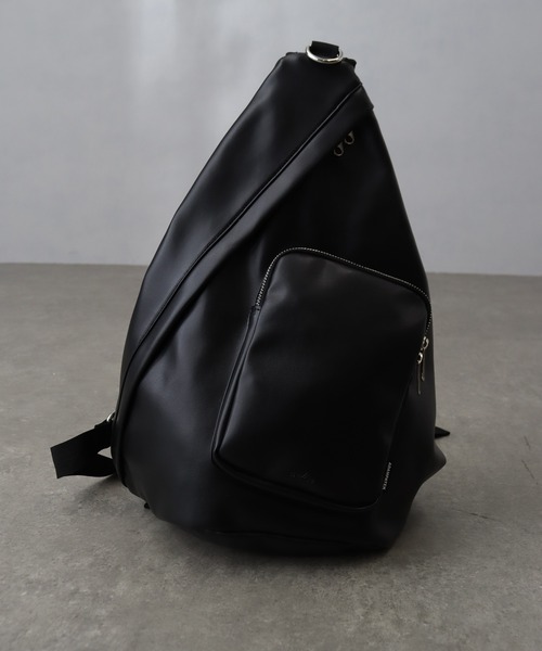 【新品未使用】Win Velence ショルダーバッグ welise×ADAMPATEK】アーティフィシャルレザー ギミックワンショルダー