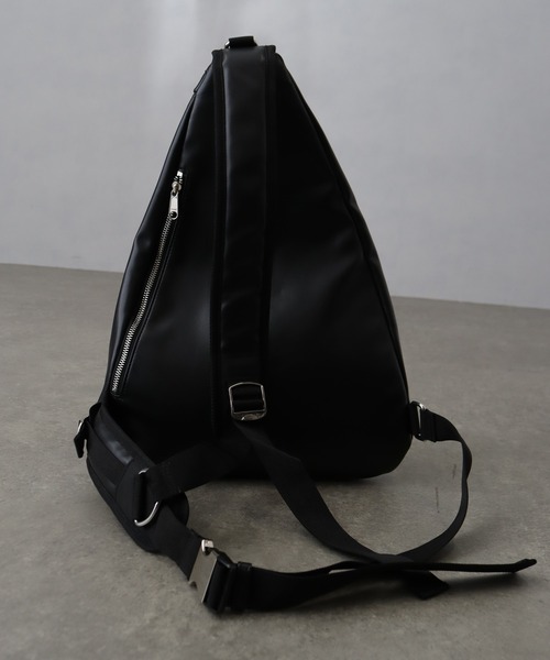 welise（ウェライズ）の「【welise×ADAMPATEK】アーティフィシャルレザー ギミックワンショルダーバッグ（ショルダーバッグ・メンズ・ブラック・FREE）」の10枚目の写真