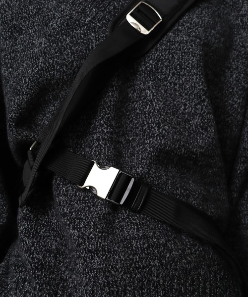 welise（ウェライズ）の「【welise×ADAMPATEK】アーティフィシャルレザー ギミックワンショルダーバッグ（ショルダーバッグ・メンズ・ブラック・FREE）」の17枚目の写真