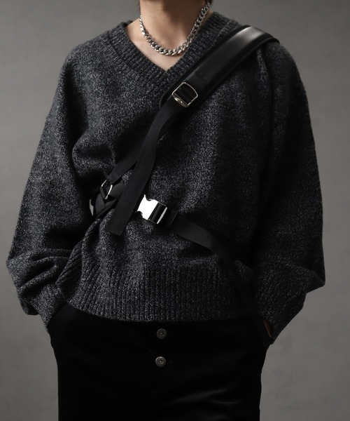 welise（ウェライズ）の「【welise×ADAMPATEK】アーティフィシャルレザー ギミックワンショルダーバッグ（ショルダーバッグ・メンズ・ブラック・FREE）」の16枚目の写真