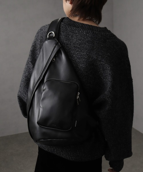 セール】【welise×ADAMPATEK】アーティフィシャルレザー ギミックワン