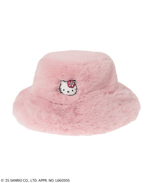 Candy Stripper（キャンディストリッパー）の「【HELLO KITTY】HIBISCUS FUR ハット（ハット・レディース・ブラック/ピンク/ブラウン・FREE）」の15枚目の写真