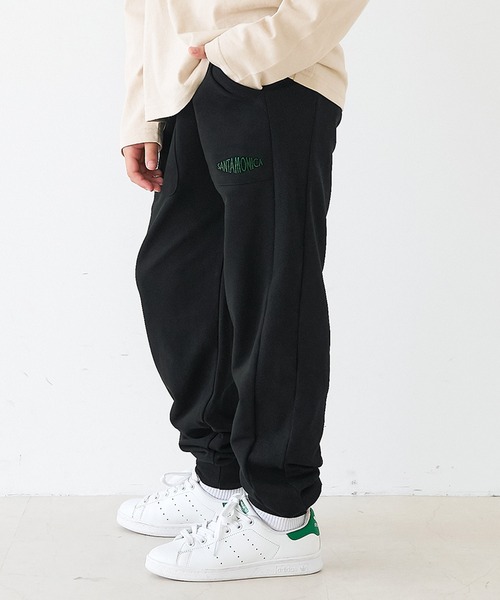 キッズ 刺繍スウェットジョガーパンツ（スウェットパンツ）｜coca