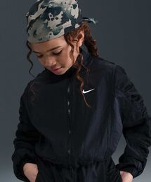 NIKE(iCL)̃iCL X|[cEFA K[Y E[u WPbg / Nike Sportswear Girls' Woven Jacket HQ9459-010 Black(u])