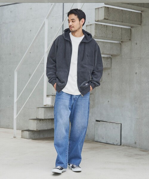 SMITH'S（スミス）の「SMITH’S（スミス）別注ヴィンテージライクパーカー（パーカー・メンズ・ベージュ/ネイビー/ブラック・L/M）」の6枚目の写真