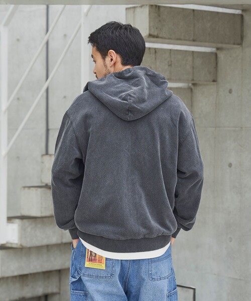 SMITH'S（スミス）の「SMITH’S（スミス）別注ヴィンテージライクパーカー（パーカー・メンズ・ベージュ/ネイビー/ブラック・L/M）」の9枚目の写真