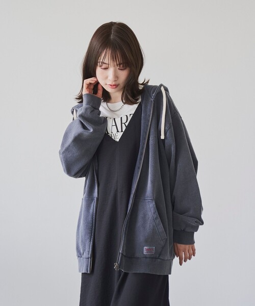 SMITH'S（スミス）の「SMITH’S（スミス）別注ヴィンテージライクパーカー（パーカー・メンズ・ベージュ/ネイビー/ブラック・L/M）」の19枚目の写真