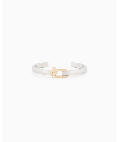 EMPORIO ARMANI（エンポリオアルマーニ）の「【エンポリオ アルマーニ】イーグルロゴ カフブレスレット ツートーン ステンレススチール（ブレスレット・メンズ・その他1・FREE）」の6枚目の写真