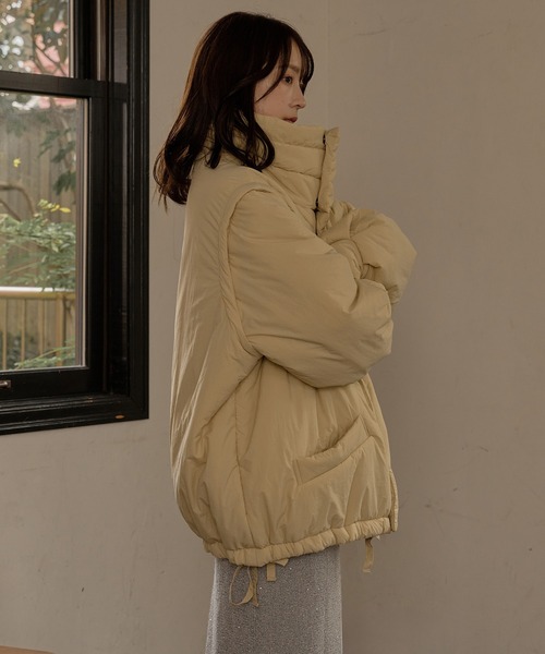 セール】padding blouson / パディングブルゾン（ブルゾン）｜mideal