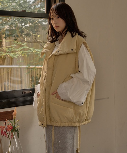 セール】padding blouson / パディングブルゾン（ブルゾン）｜mideal