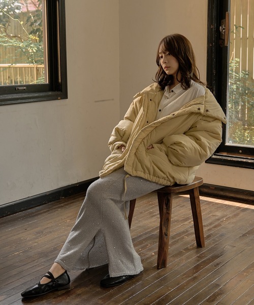 セール】padding blouson / パディングブルゾン（ブルゾン）｜mideal