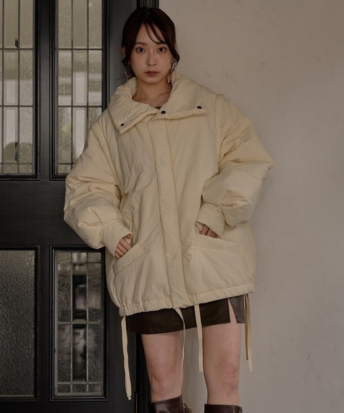 mideal padding blouson/パディングブルゾン mideal（マイディール） ブルゾン アウター padding blouson