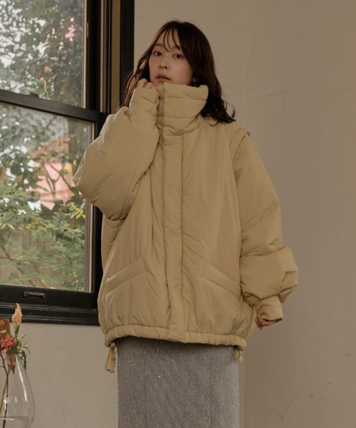 セール】padding blouson / パディングブルゾン（ブルゾン）｜mideal