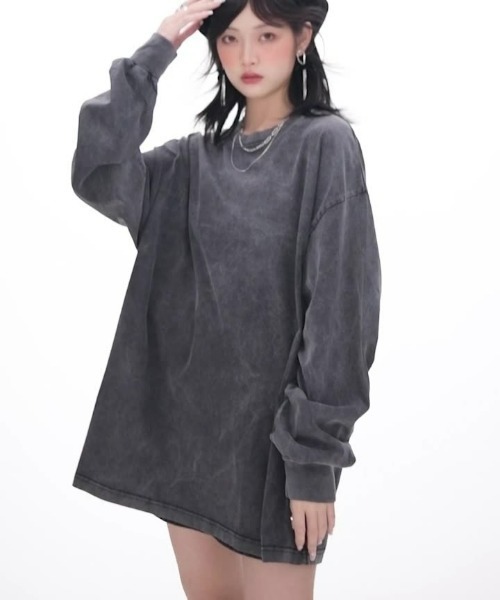 REBALANCE(リバランス)の「ユニセックス ヴィンテージ風ウォッシュ長袖Tシャツ(Tシャツ/カットソー・メンズ・B/A/C/D・LARGE/XX-LARGE/MEDIUM/X-LARGE)」の18枚目の写真