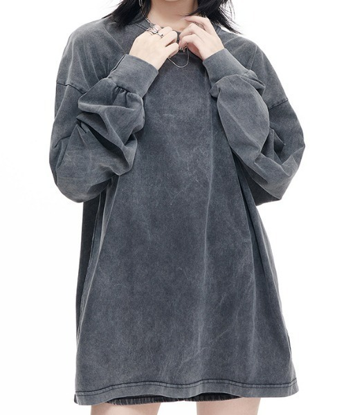 REBALANCE(リバランス)の「ユニセックス ヴィンテージ風ウォッシュ長袖Tシャツ(Tシャツ/カットソー・メンズ・B/A/C/D・LARGE/XX-LARGE/MEDIUM/X-LARGE)」の16枚目の写真