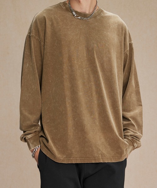 REBALANCE(リバランス)の「ユニセックス ヴィンテージ風ウォッシュ長袖Tシャツ(Tシャツ/カットソー・メンズ・B/A/C/D・LARGE/XX-LARGE/MEDIUM/X-LARGE)」の20枚目の写真