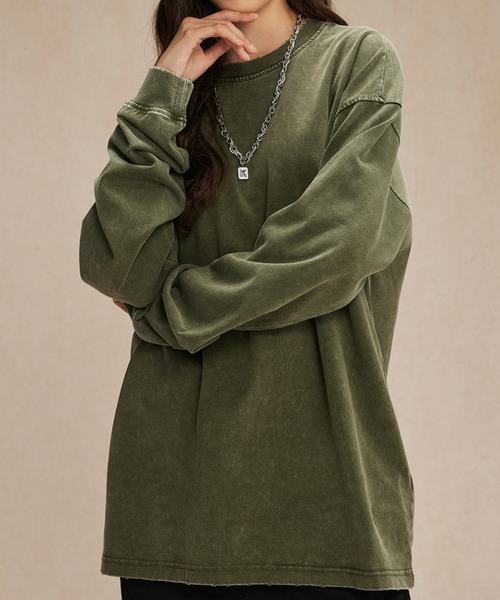 REBALANCE(リバランス)の「ユニセックス ヴィンテージ風ウォッシュ長袖Tシャツ(Tシャツ/カットソー・メンズ・B/A/C/D・LARGE/XX-LARGE/MEDIUM/X-LARGE)」の17枚目の写真