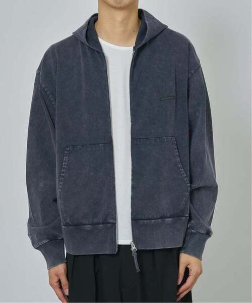 B.C STOCK（ベーセーストック）の「【ANTS & ELEPHANTS】ブリーチ加工 ショート丈 ダブルジップパーカー（パーカー・メンズ・ブラウン/レッド/イエロー/ネイビー/ブラック・LARGE/MEDIUM）」の16枚目の写真