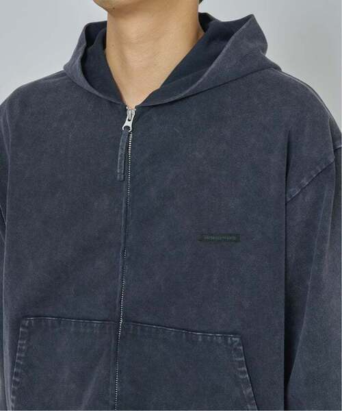 B.C STOCK（ベーセーストック）の「【ANTS & ELEPHANTS】ブリーチ加工 ショート丈 ダブルジップパーカー（パーカー・メンズ・ブラウン/レッド/イエロー/ネイビー/ブラック・LARGE/MEDIUM）」の20枚目の写真