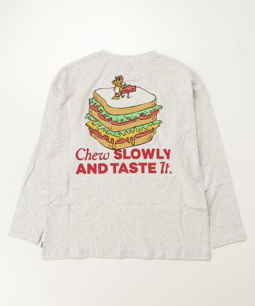 F.O.KIDS（エフオーキッズ）の「F.O.KIDS/エフオーキッズ グラフィックバリエーション長袖Tシャツ（Tシャツ/カットソー・キッズ・ブラウン/イエロー/オレンジ/パープル/ベージュ/アイボリー/ブルー/ピンク/グリーン・140/130/160/150）」の21枚目の写真