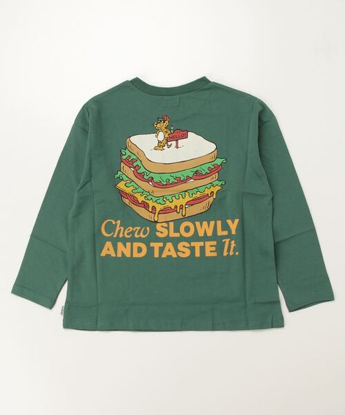 F.O.KIDS（エフオーキッズ）の「F.O.KIDS/エフオーキッズ グラフィックバリエーション長袖Tシャツ（Tシャツ/カットソー・キッズ・ブラウン/イエロー/オレンジ/パープル/ベージュ/アイボリー/ブルー/ピンク/グリーン・140/130/160/150）」の22枚目の写真