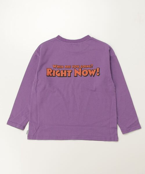 F.O.KIDS（エフオーキッズ）の「F.O.KIDS/エフオーキッズ グラフィックバリエーション長袖Tシャツ（Tシャツ/カットソー・キッズ・ブラウン/イエロー/オレンジ/パープル/ベージュ/アイボリー/ブルー/ピンク/グリーン・140/130/160/150）」の11枚目の写真