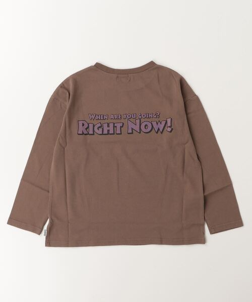 F.O.KIDS（エフオーキッズ）の「F.O.KIDS/エフオーキッズ グラフィックバリエーション長袖Tシャツ（Tシャツ/カットソー・キッズ・ブラウン/イエロー/オレンジ/パープル/ベージュ/アイボリー/ブルー/ピンク/グリーン・140/130/160/150）」の16枚目の写真