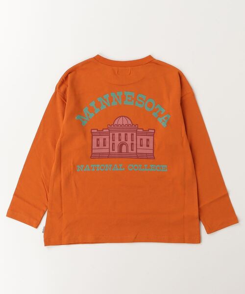F.O.KIDS（エフオーキッズ）の「F.O.KIDS/エフオーキッズ グラフィックバリエーション長袖Tシャツ（Tシャツ/カットソー・キッズ・ブラウン/イエロー/オレンジ/パープル/ベージュ/アイボリー/ブルー/ピンク/グリーン・140/130/160/150）」の10枚目の写真