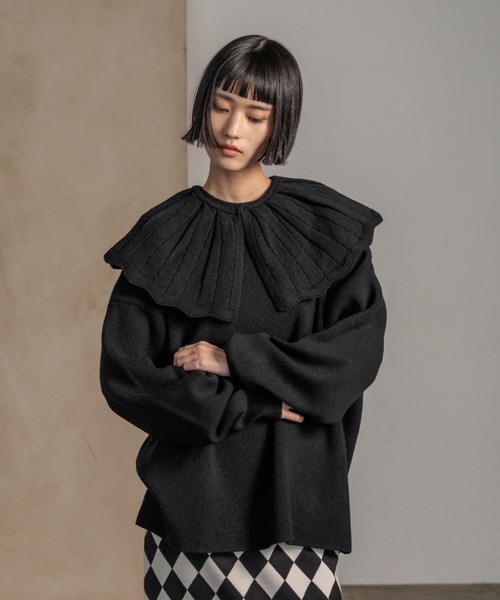 セール】BIGカラーニットLS 600397（ニット/セーター）｜LOWRYS