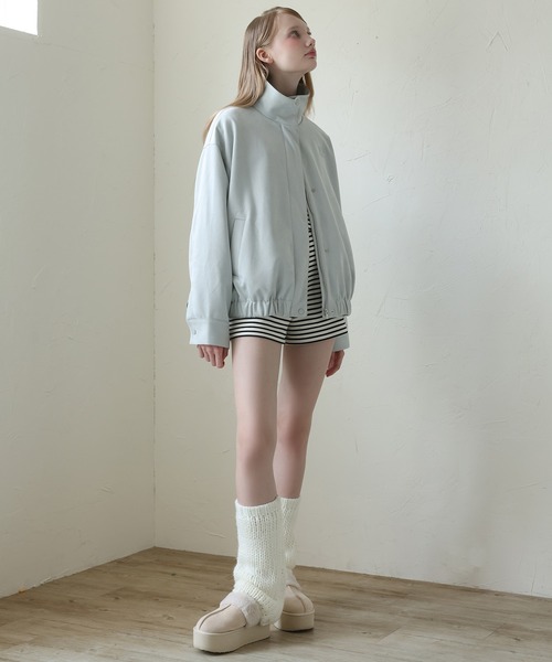 Seemi. byNICECLAUP（ シーミーバイナイスクラップ）の「【Seemi.】ボーダーショートパンツ（その他パンツ・レディース・グレー×ホワイト/ホワイト×ブルー/ホワイト×ブラック・FREE）」の18枚目の写真