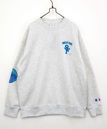 SMILEY FACE（スマイリーフェイス）の「【GROOVY STORE】SMILEY FACE 裏起毛ビッグサイズスウェットクルー（スウェット）」