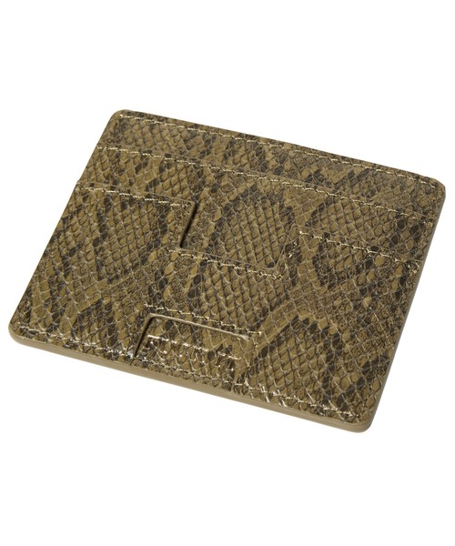 HUF(ハフ)の「FUCK IT SNAKESKIN CARDHOLDER(財布・メンズ・グリーン・O/S)」の3枚目の写真