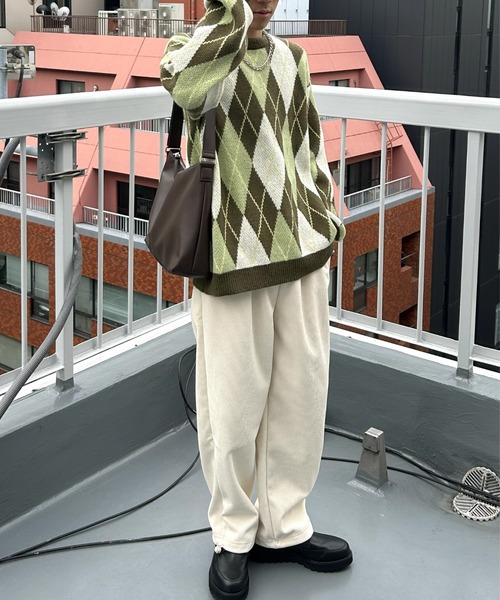 B.R.U（ブル）の「フェイクレザー2WAYショルダーバッグ（ショルダーバッグ・メンズ・ブラック/ブラウン・FREE）」の7枚目の写真