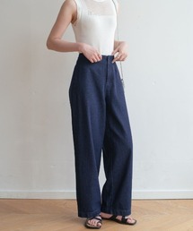 Forcement（フォースメント）の「ふんわりかわいいカーブデニムパンツ（デニムパンツ）」