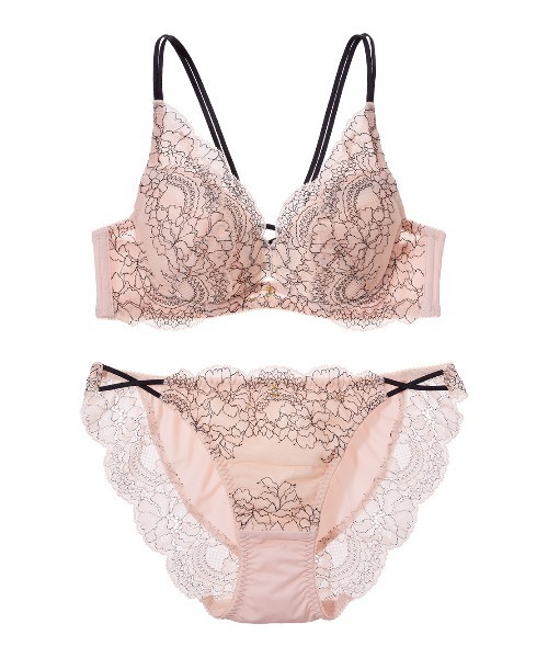 セール】【デザインが選べる！ふっくら盛れる】盛り胸メイクレースブラ