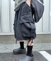 XU（エックスユー）の「【MP+】デニムハーフパンツ（デニムパンツ）」