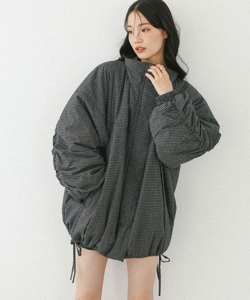 美品✨ソブ 24ss ダブルスタンダード タイプライターギャザーブルゾン 36 Java ブルゾン アウター 「JaVa ジャバコラボ」大人 スポーティーの 新