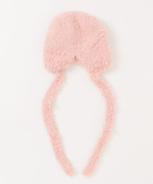 URBAN CHERRY（アーバンチェリー）の「猫耳リボンファーキャップ（ニットキャップ/ビーニー・キッズ・ホワイト/ピンク・FREE）」の14枚目の写真