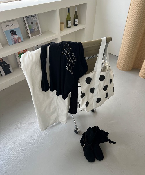 4INT.(フォイント)の「カーペンター バルーン コットン ストリング ワイド パンツ(その他パンツ・レディース・ホワイト/ブラック/カーキ・S/M/L)」の21枚目の写真